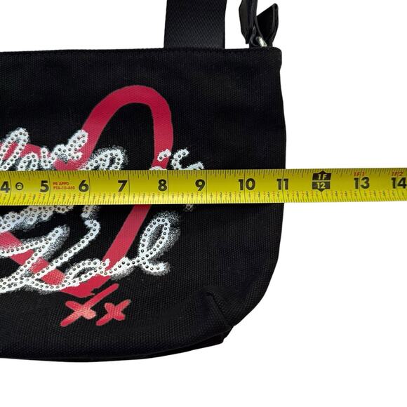 Karl Lagerfeld Authentic Canvas Sling Bag Black - Picture 6 of 6